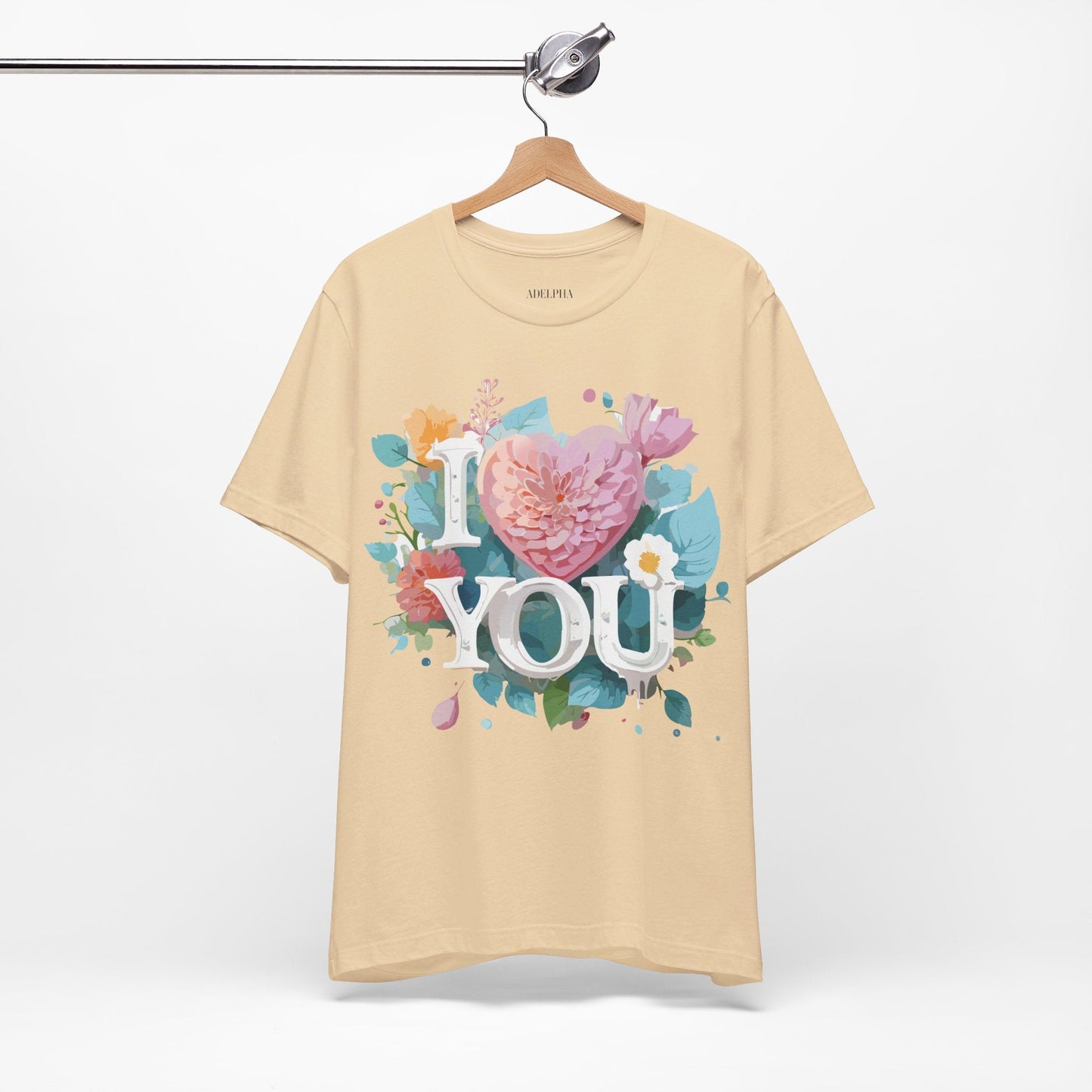 Valentine Graphic T Shirt Unisex Jersey Short Sleeve Tee With Adelpha Artwork Design