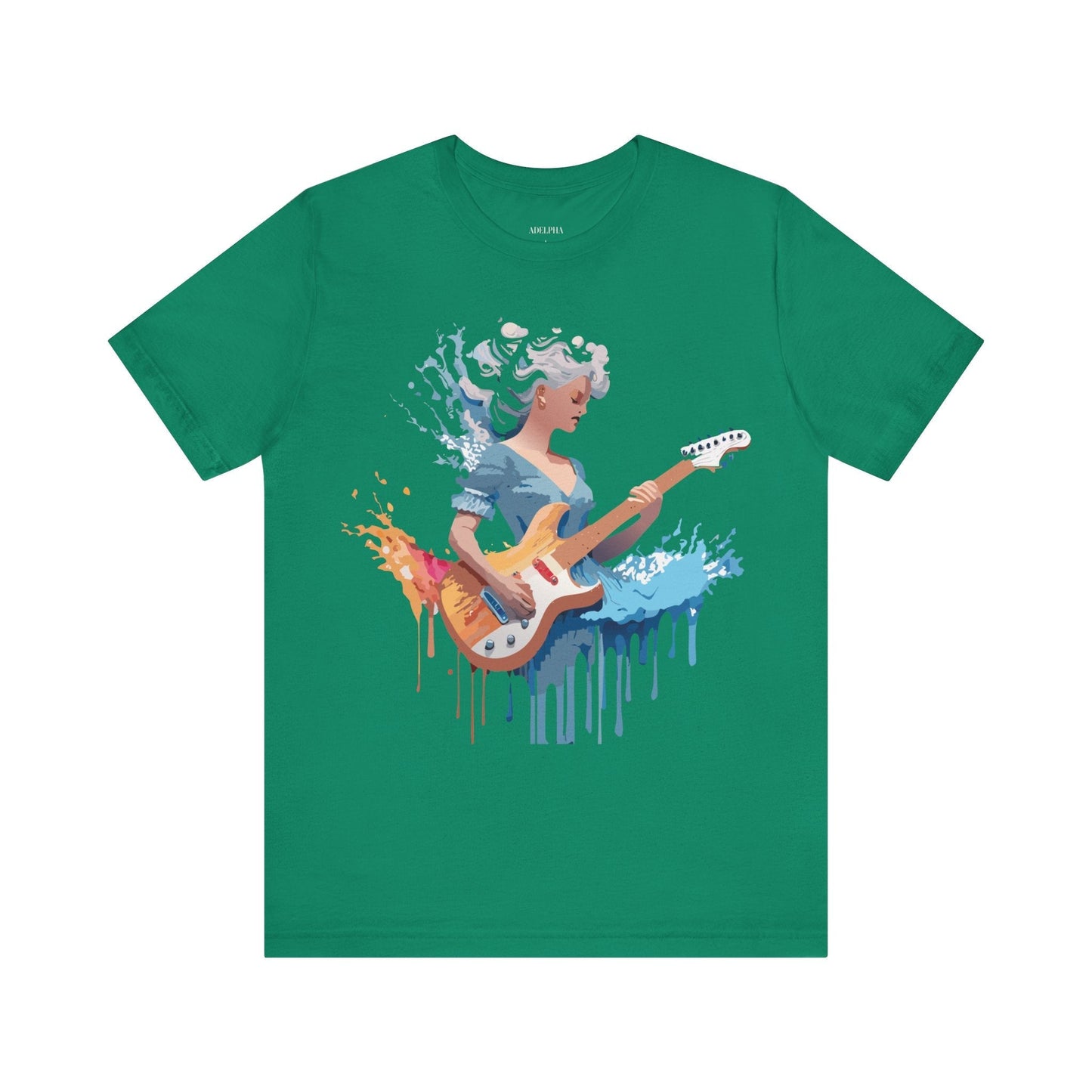 Music Graphic Unisex 100 Cotton Vintage Art with Musical Elements Tee 47