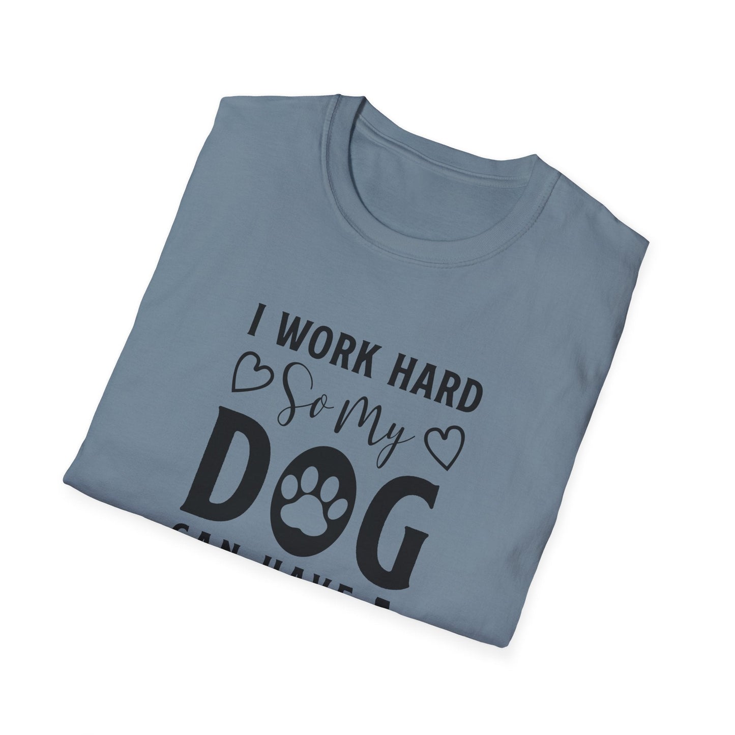 Dog Slogan T Shirts With Funny Words Unisex Tee Shirt Cute Quotes Gildan Softstyle 64000 Cotton