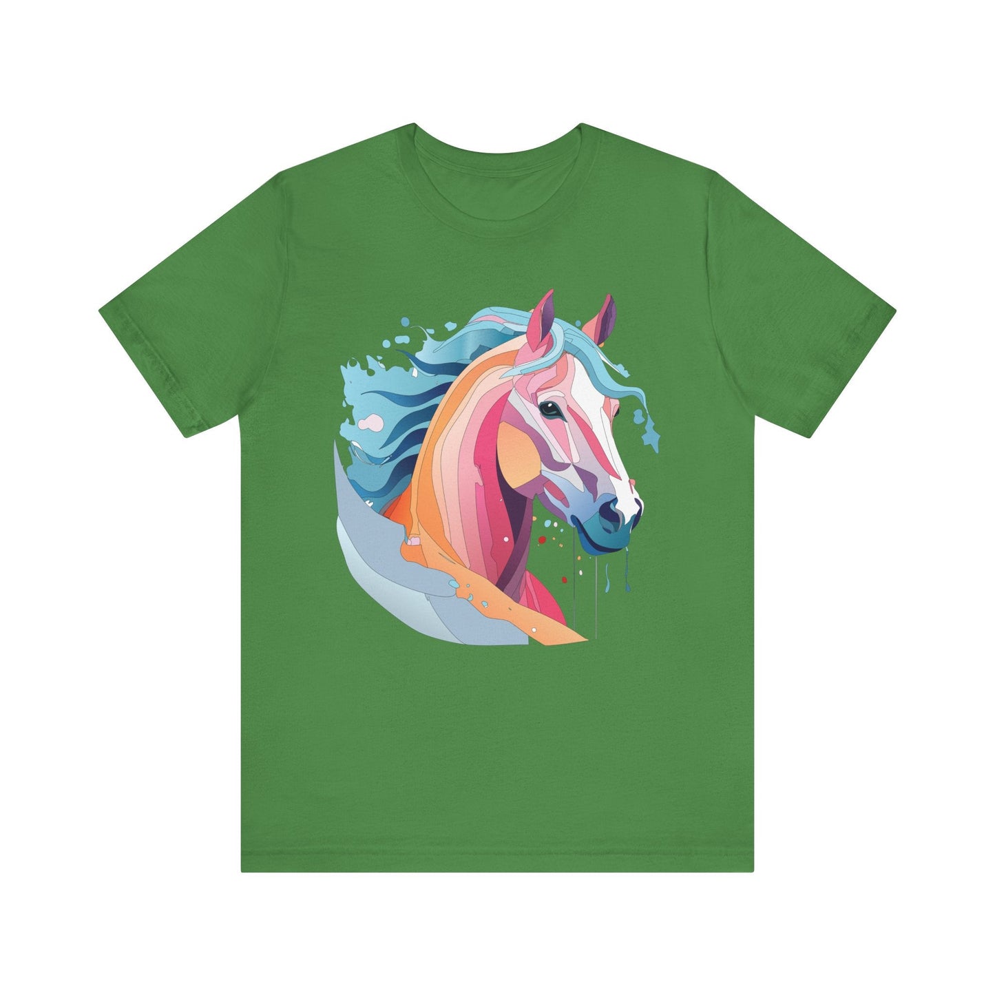 Unisex Animal Tee Shirt With Art Design Wild Animals Short Sleeve Premium Comfort Fit