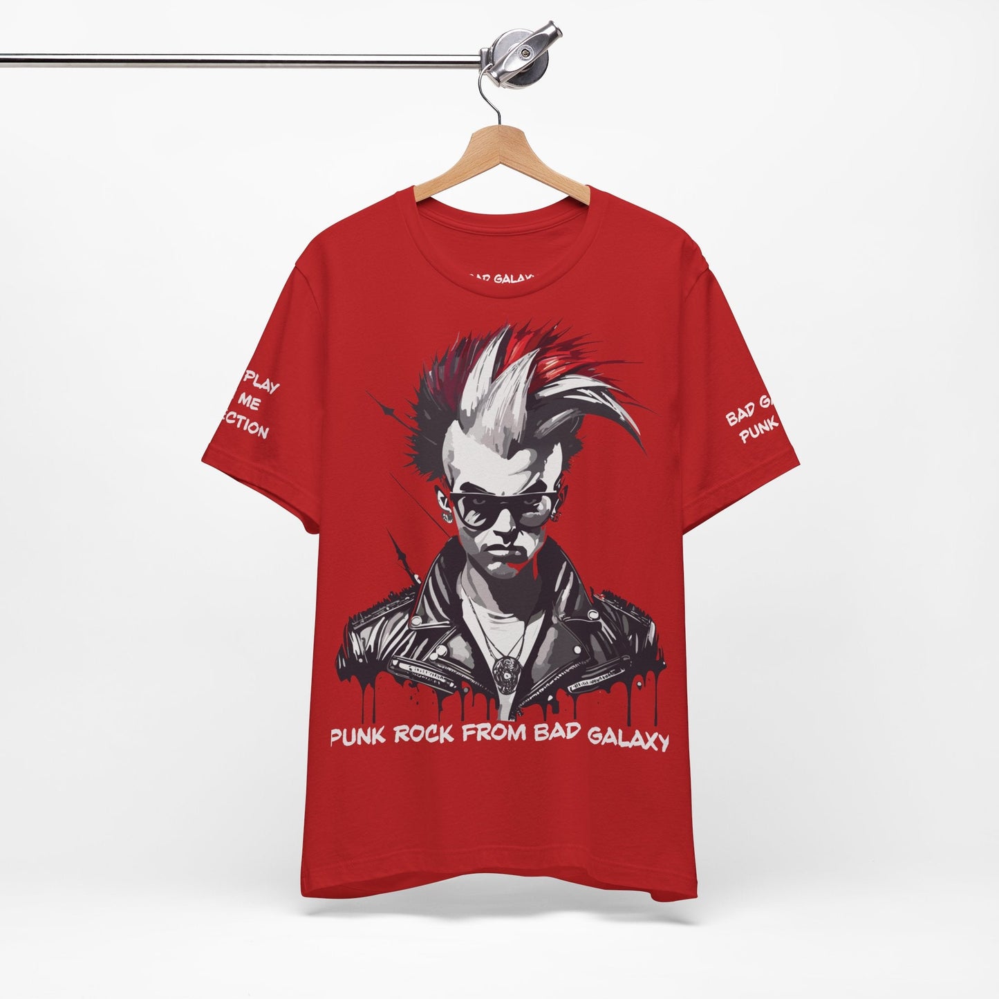 Punk Rock Tee Shirt Made In USA 100 Percent Cotton Eco Friendly Inks Durable Stitching