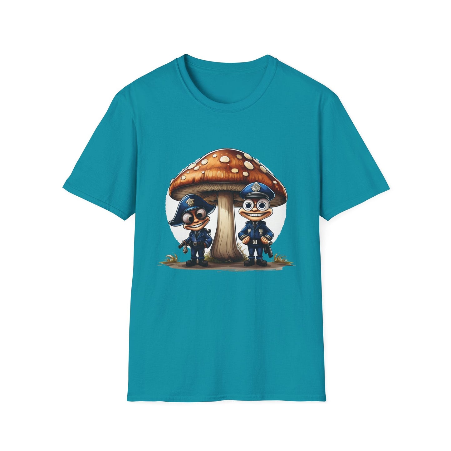 Mashroom Tee Shirt Unisex Funny Mashroom Design Shirt With Fungus Gildan Softstyle 64000