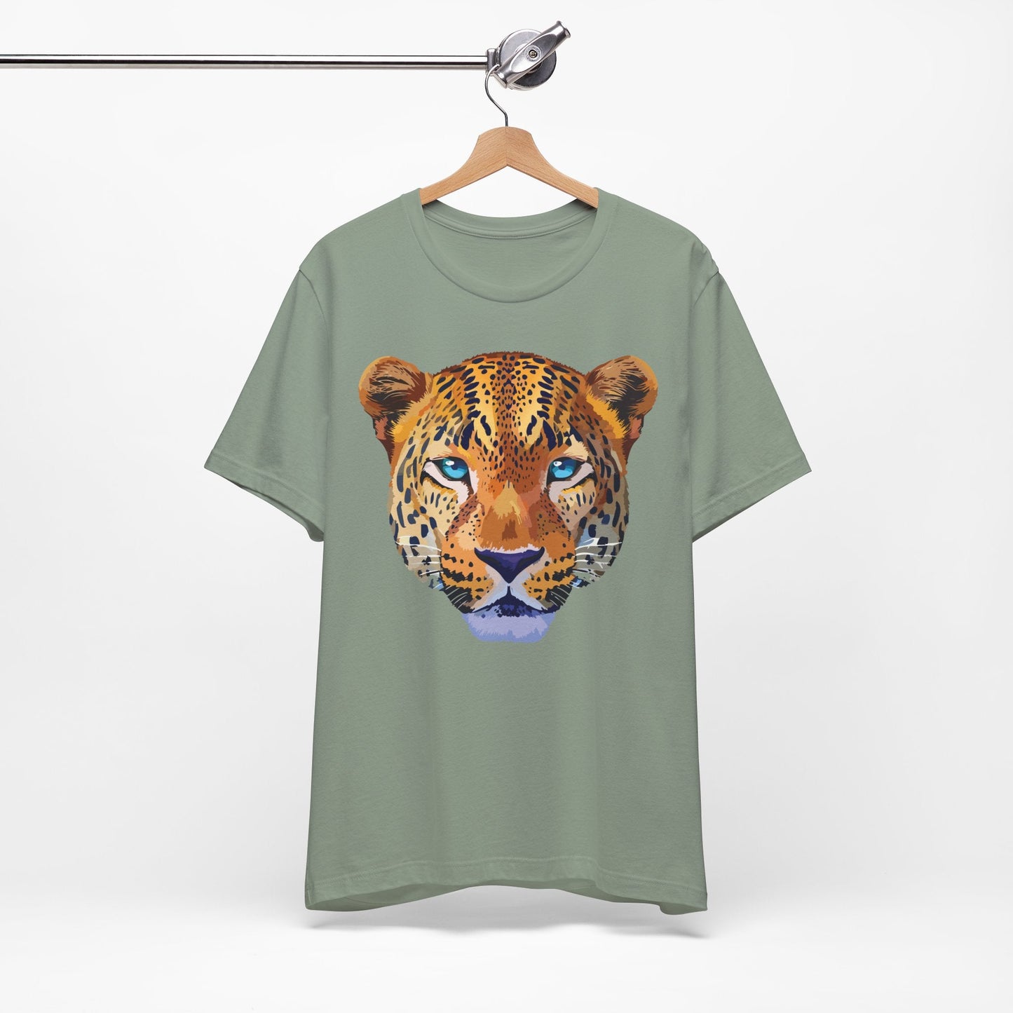 Unisex Animal Print Tee Shirt With Art Design Wild Animals Graphic Tee For Everyday Wear
