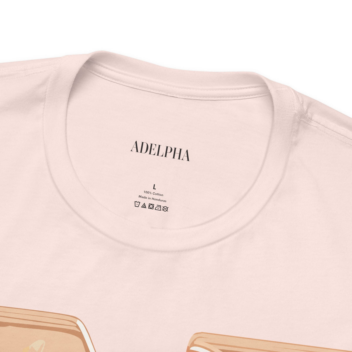 Letter N Graphic Unisex Cotton Bella+Canvas Tee with Art Letter Design