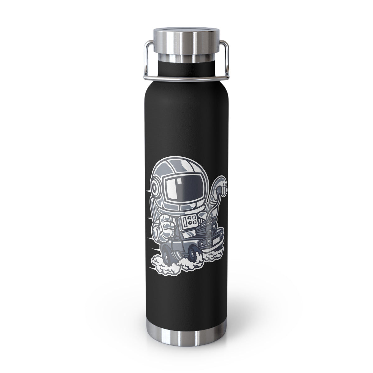 22oz Copper Insulated Water Bottle with Cartoon Design - CV55
