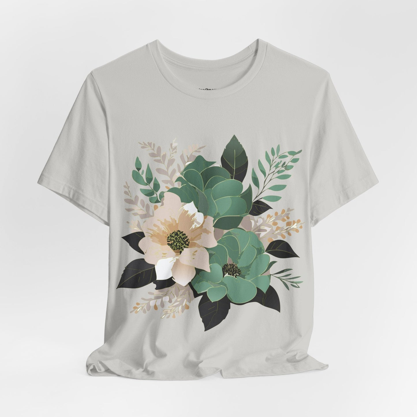 Flowers Shirt Floral Shirt Unisex Jersey Short Sleeve Tee From Flowers Collection Retro2Nova