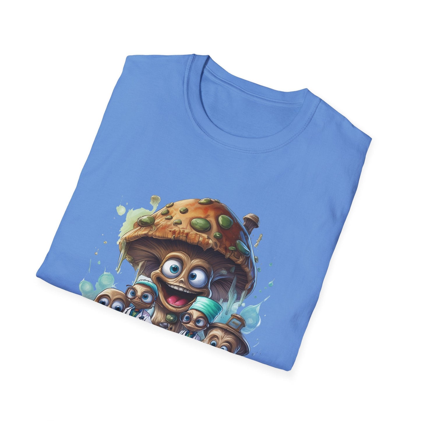 Mashroom Tee Shirt Unisex Funny Mushroom Design Softstyle 64000 Cotton Graphic Tee