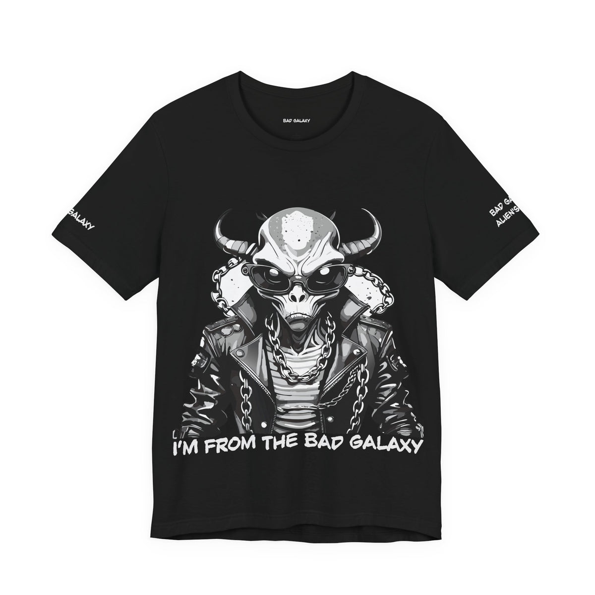 Alien Graphic Unisex Cotton Bella+Canvas Tee with Art Design b72