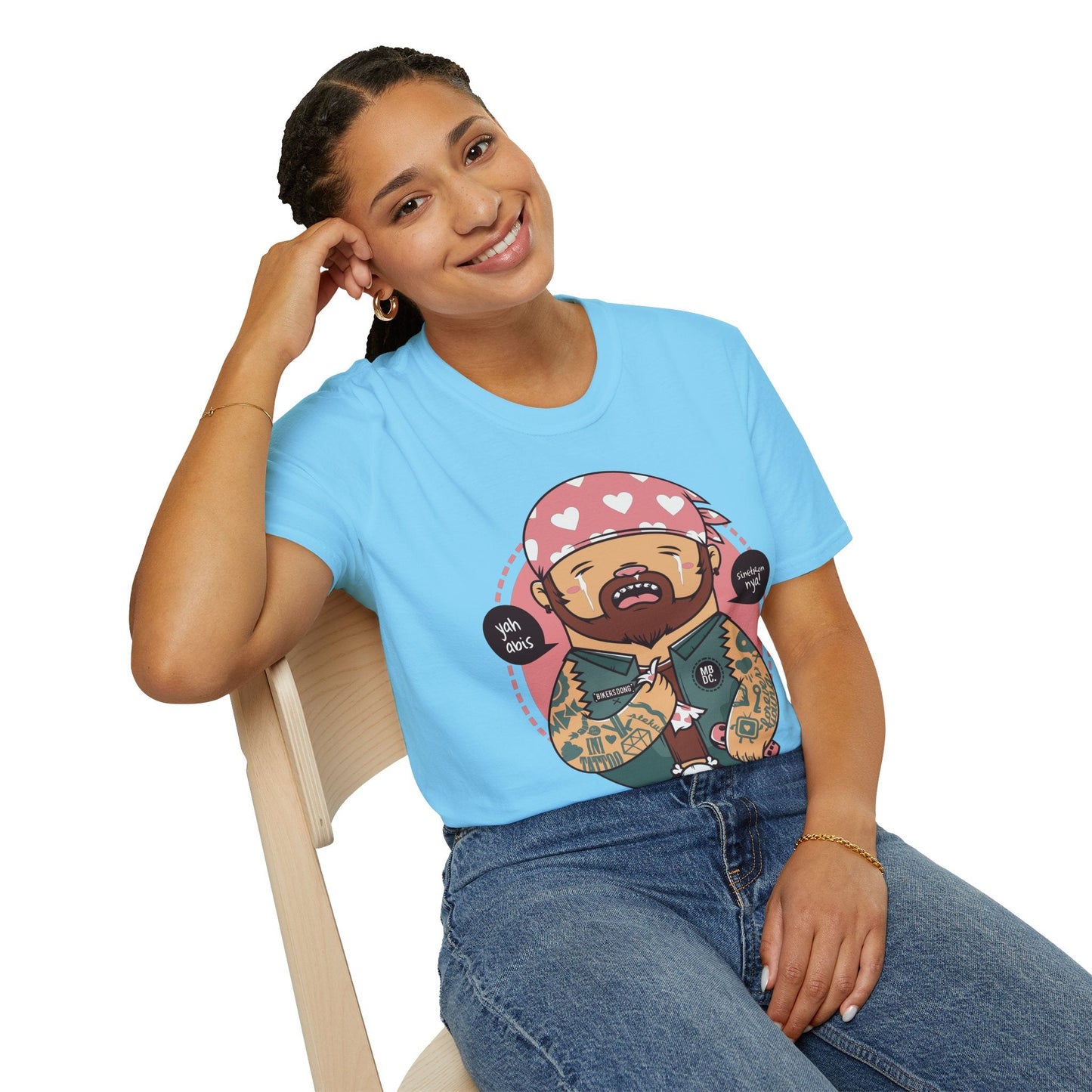 Cartoon Animation T Shirt Unisex Softstyle 100 Percent Ring Spun Cotton Comfort Tee