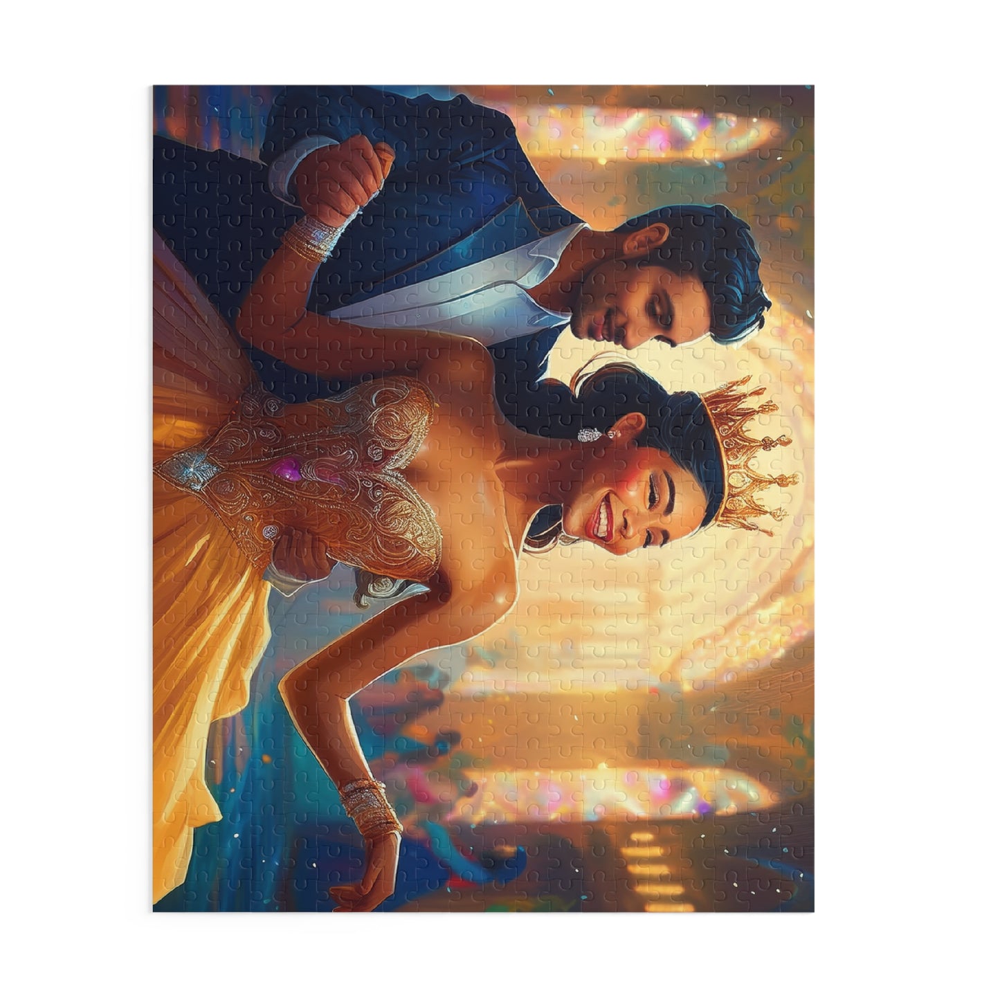 Prince and Princess Puzzle 500-Chipboard Pieces in Box | Kids Puzzles Size: 16" x 20",  Ages 9+ and Family pn41