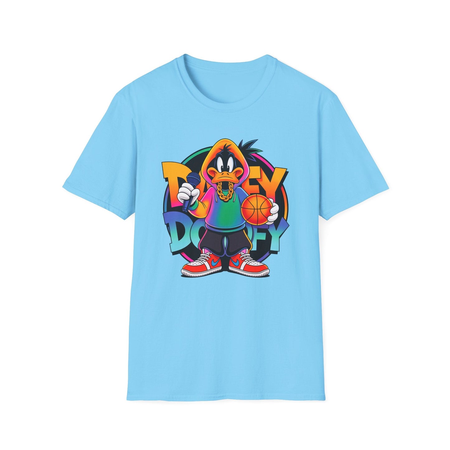 Funny Cartoon Animals T Shirt With Animation Print Unisex Softstyle Graphic Cotton Tee