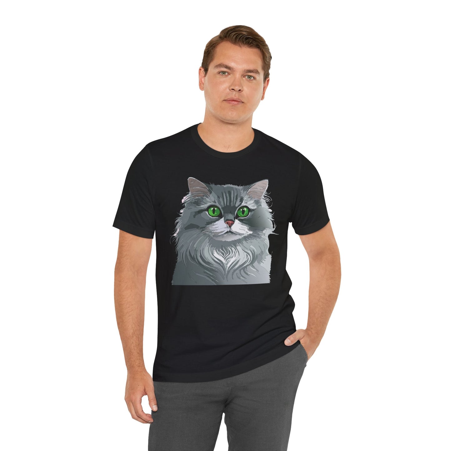 Unisex Animal Shirt With Art Design Animals Tee Short Sleeve Jersey Style Wild Animals Shirt