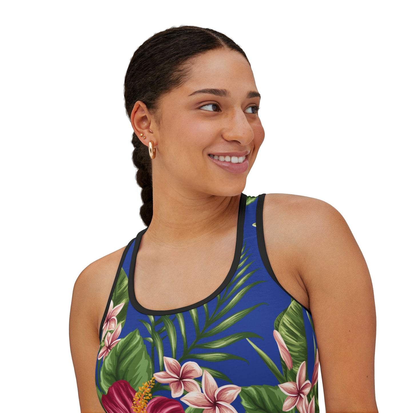 Camiseta de tirantes de verano con estampados florales