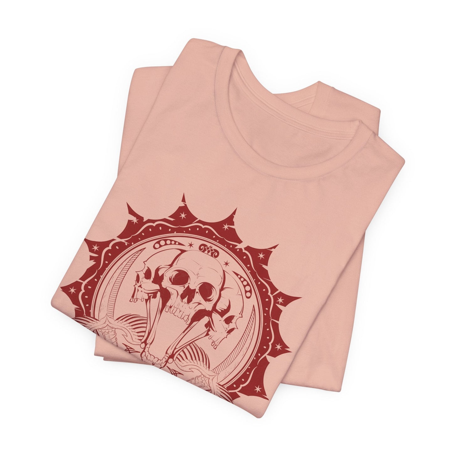 Skull Elephant Mandala Tee Boho Skull Graphic Shirt Art-51