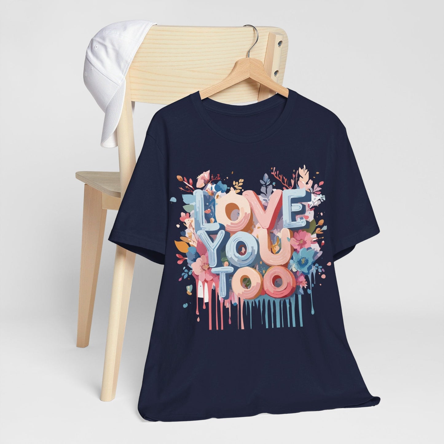 Valentine Graphic Tee Unisex Short Sleeve Art Design By Adelpha Vintage Inspired Tee