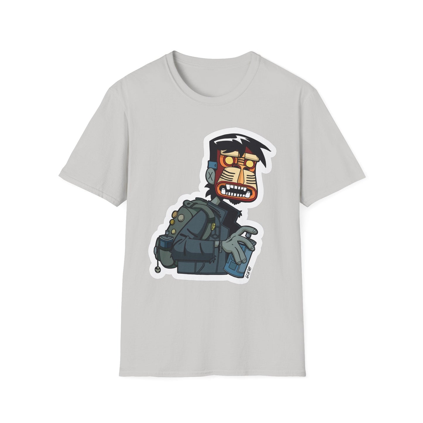 Cartoon T Shirt Animation T Shirt Funny Tee Shirt Unisex Short Sleeve Softstyle Cotton Tee 64000