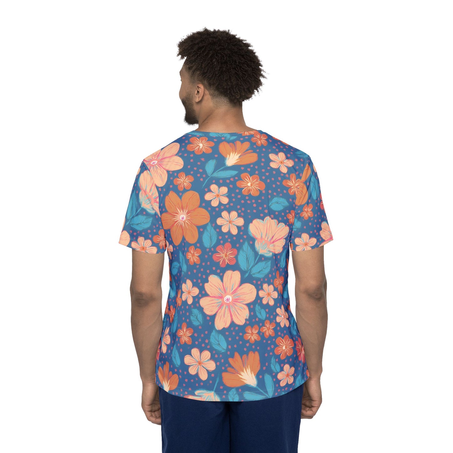 Unisex Floral Shirt, Floral Tee Shirt, Floral T-Shirt, T Shirt with Flowers 7