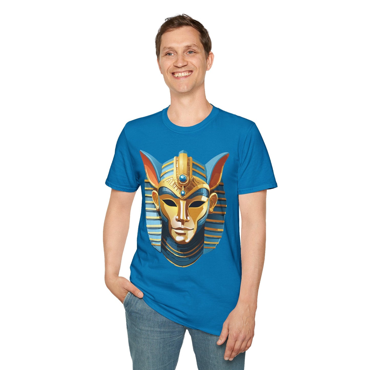 Mask Graphic Unisex Cotton Masquerade Design Artwork Tee 22