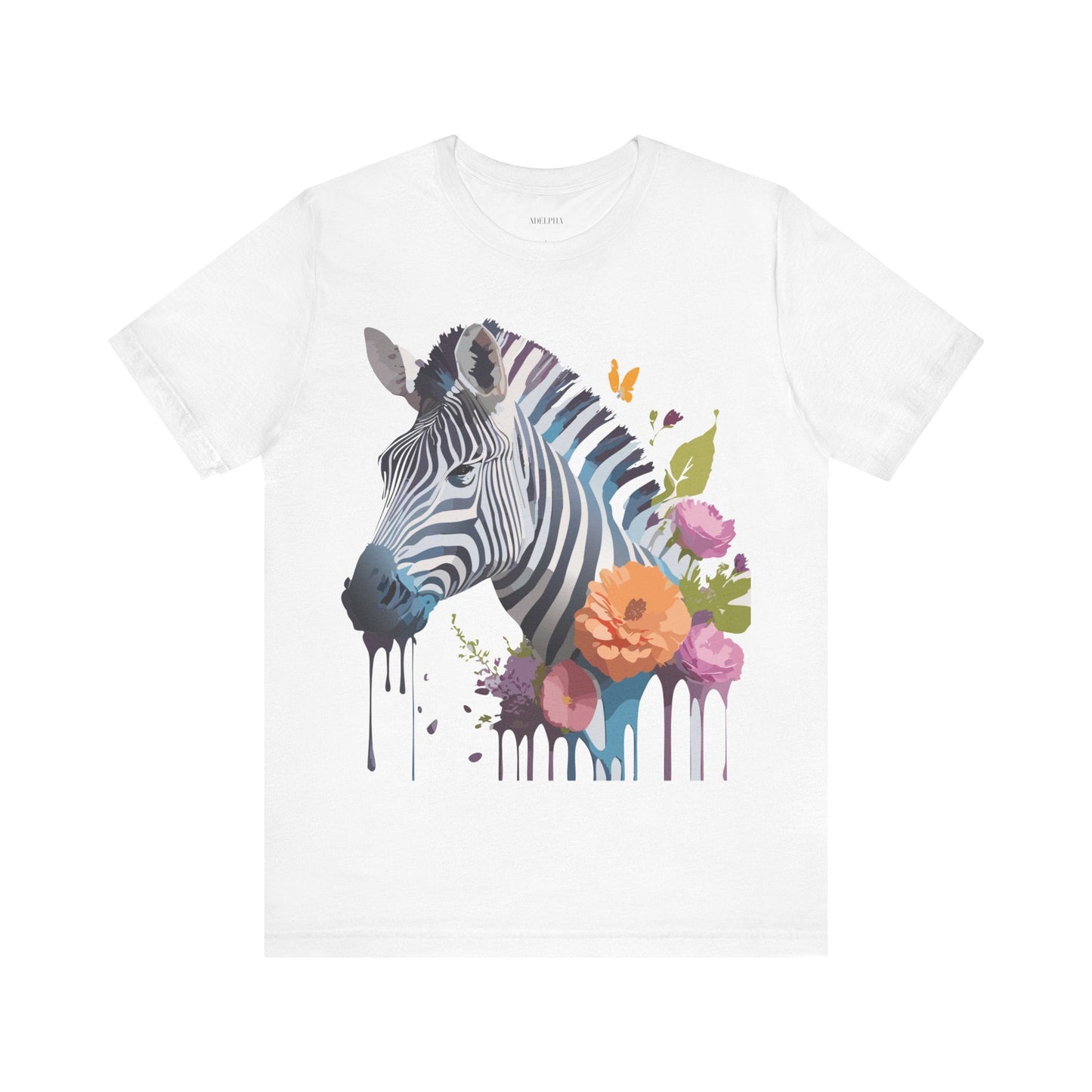 Adelpha Zebra Graphic Tee Unisex Short Sleeve Shirt Vintage Inspired Artwork Limited Edition