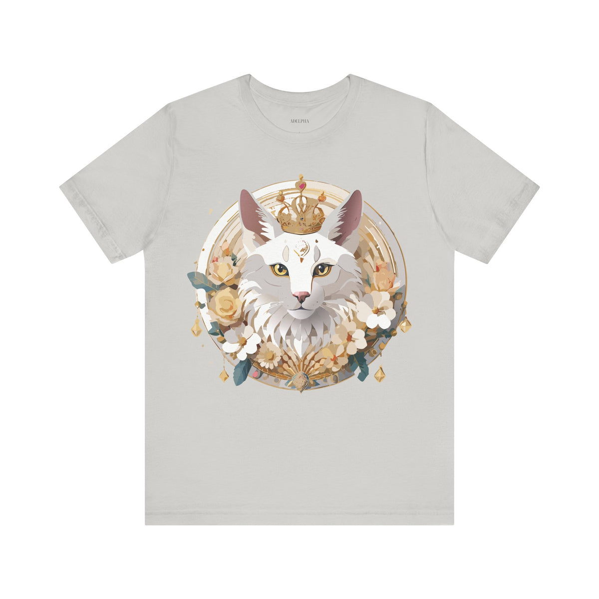 Medallion Graphic Unisex Cotton Bella+Canvas Tee with Art Design d39