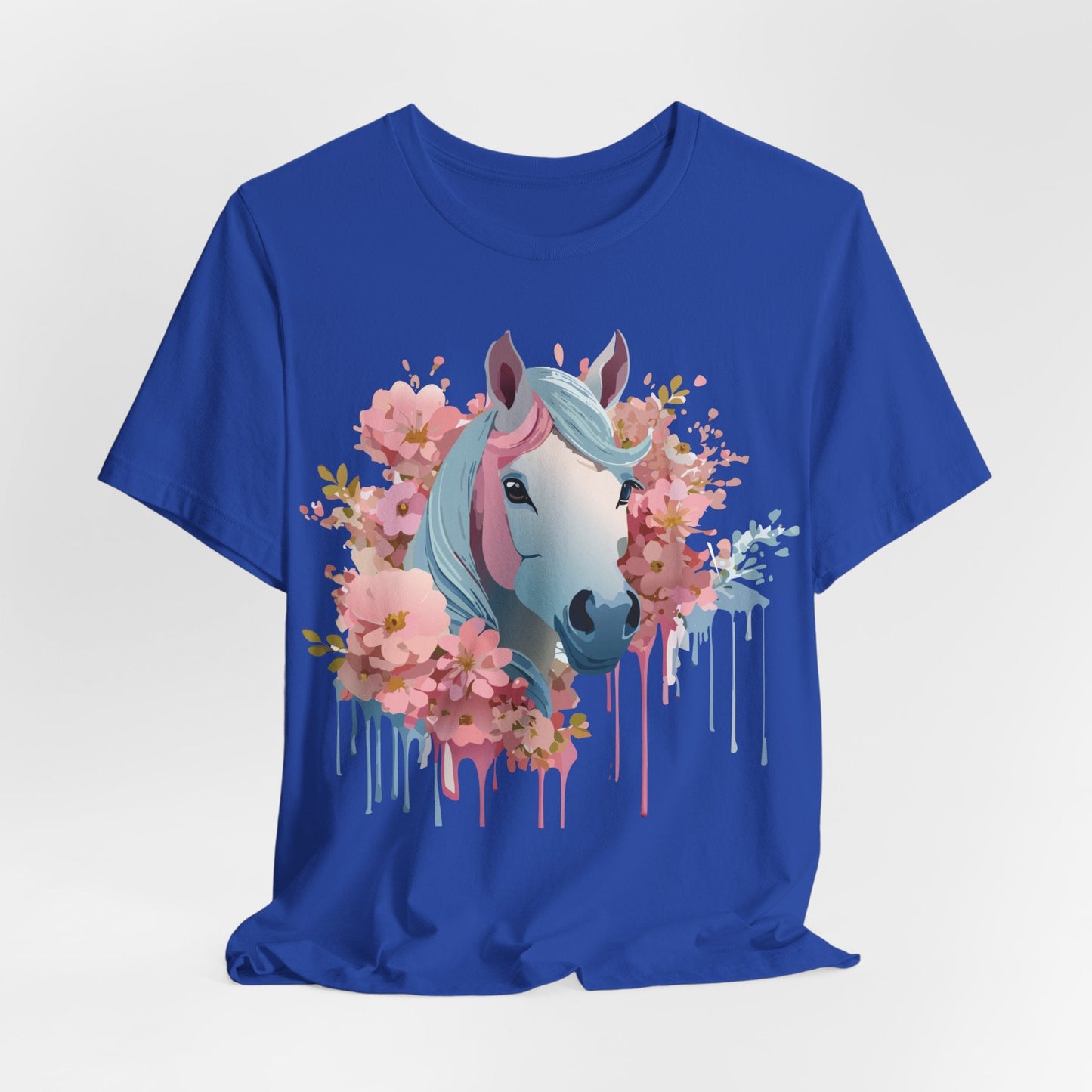 Horse Graphic Unisex 100 Cotton Vintage Animal Art T-Shirt 14