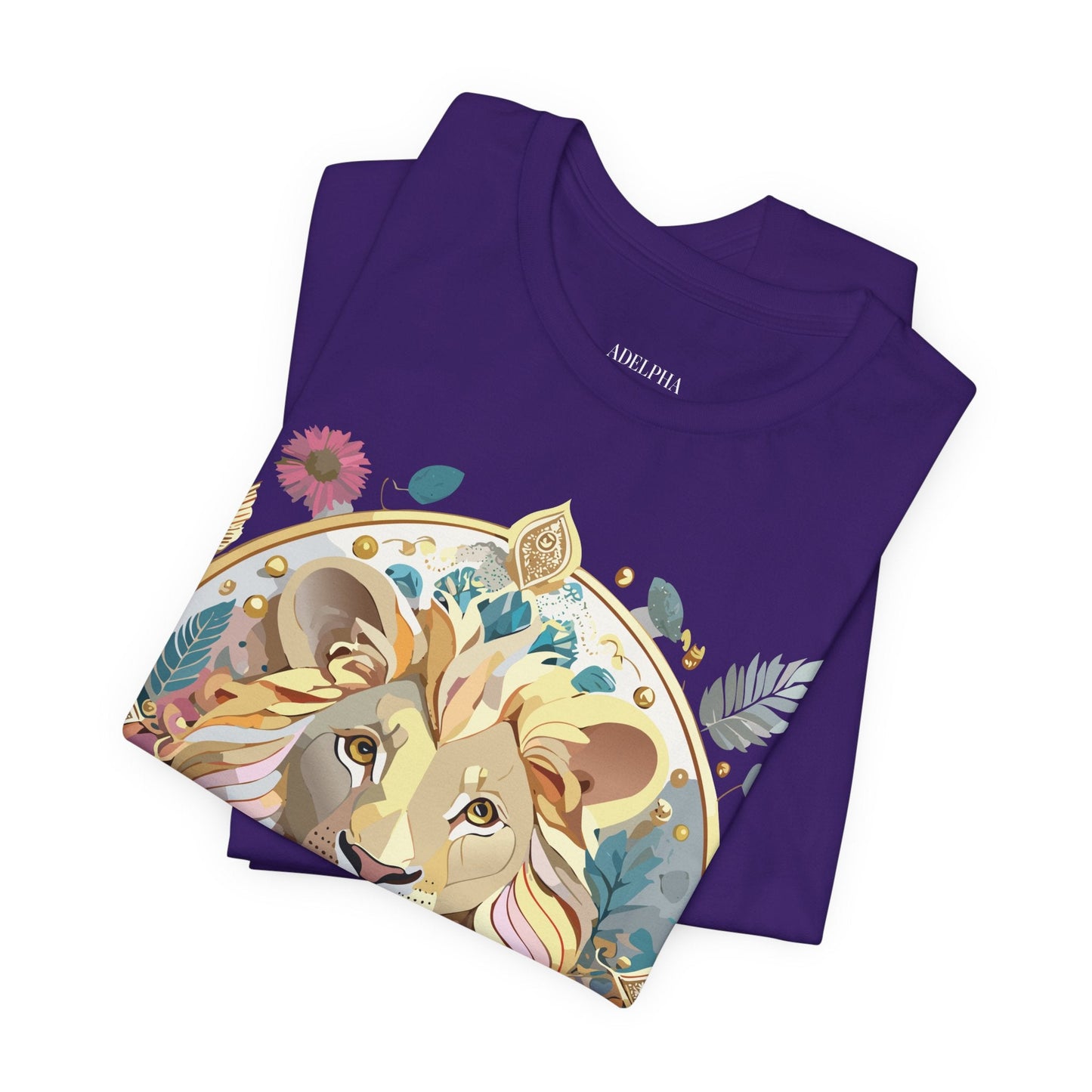 Medallion Graphic Unisex 100 Cotton Vintage Animal Medal Artwork Tee 63