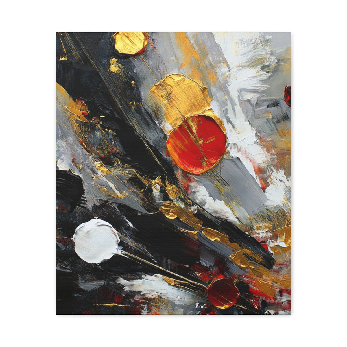 Abstract Oil Painting Print Canvas 20x24,20x30,24x30 24x32,24x36,30x40 32x48,36x48,40x60 Pine-Wood Inner Frame ABS-67