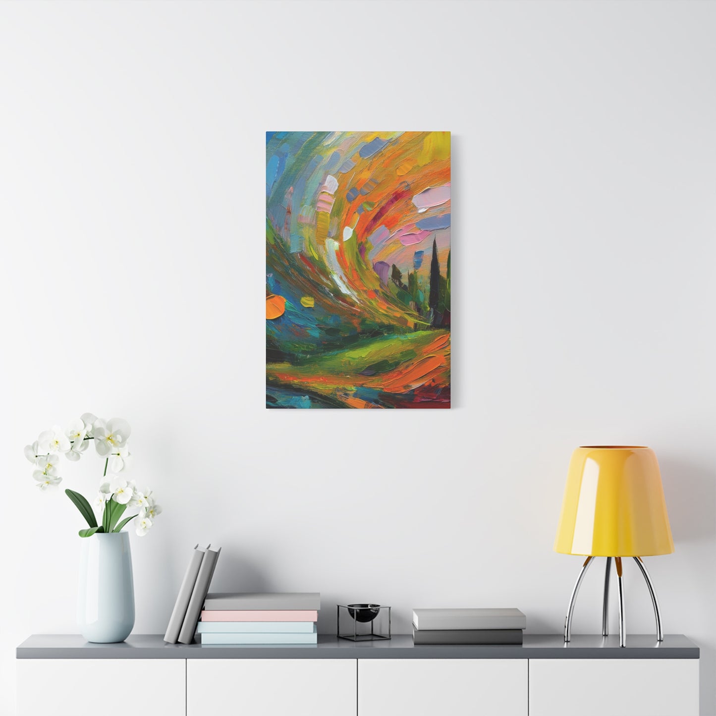 Abstract Oil Painting Print Canvas 20x24,20x30,24x30 24x32,24x36,30x40 32x48,36x48,40x60 Pine-Wood Inner Frame ABS-119