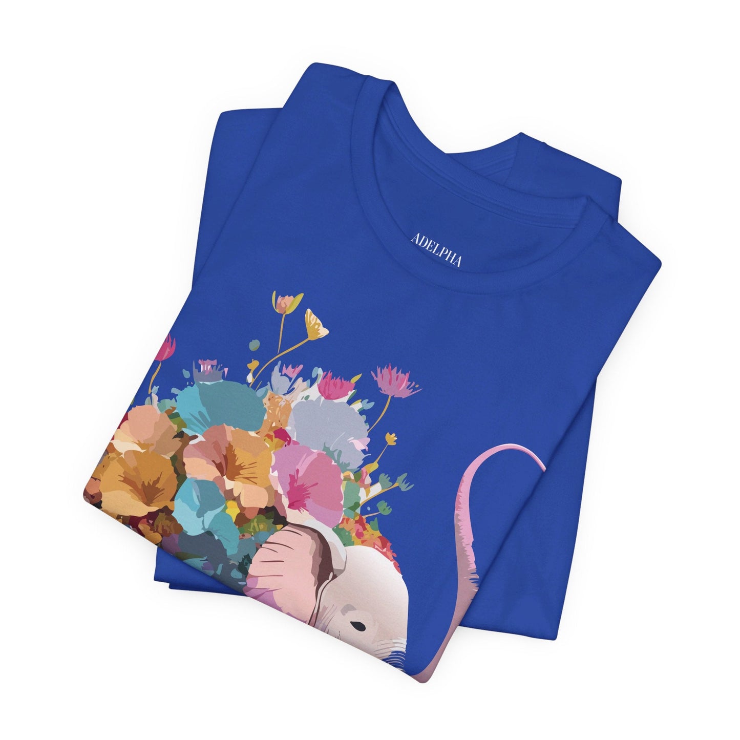 Elephant Graphic T Shirt Unisex Vintage Inspired Art Tee Adelpha Short Sleeve Artwork
