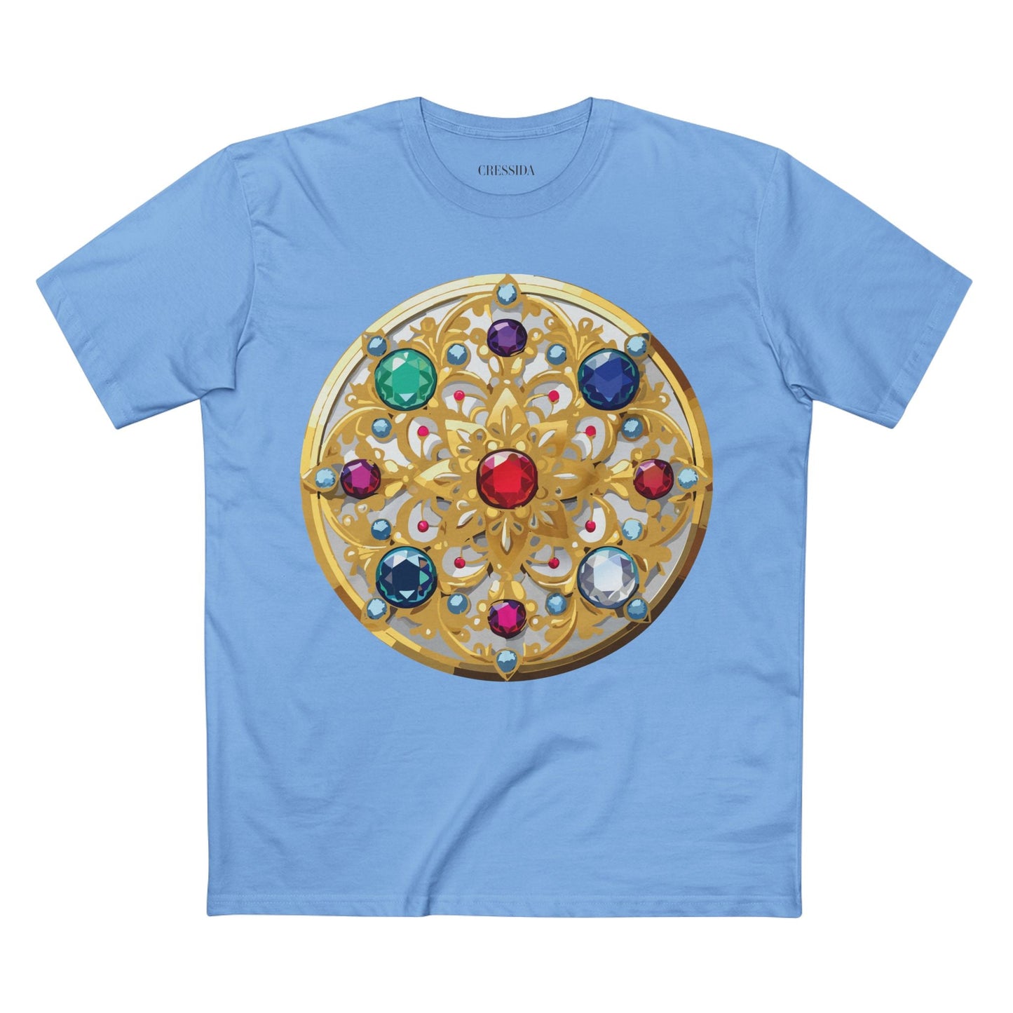 Medallion Graphic T-Shirt Unisex 100 Cotton With Gold Art Design Medal Tee 6