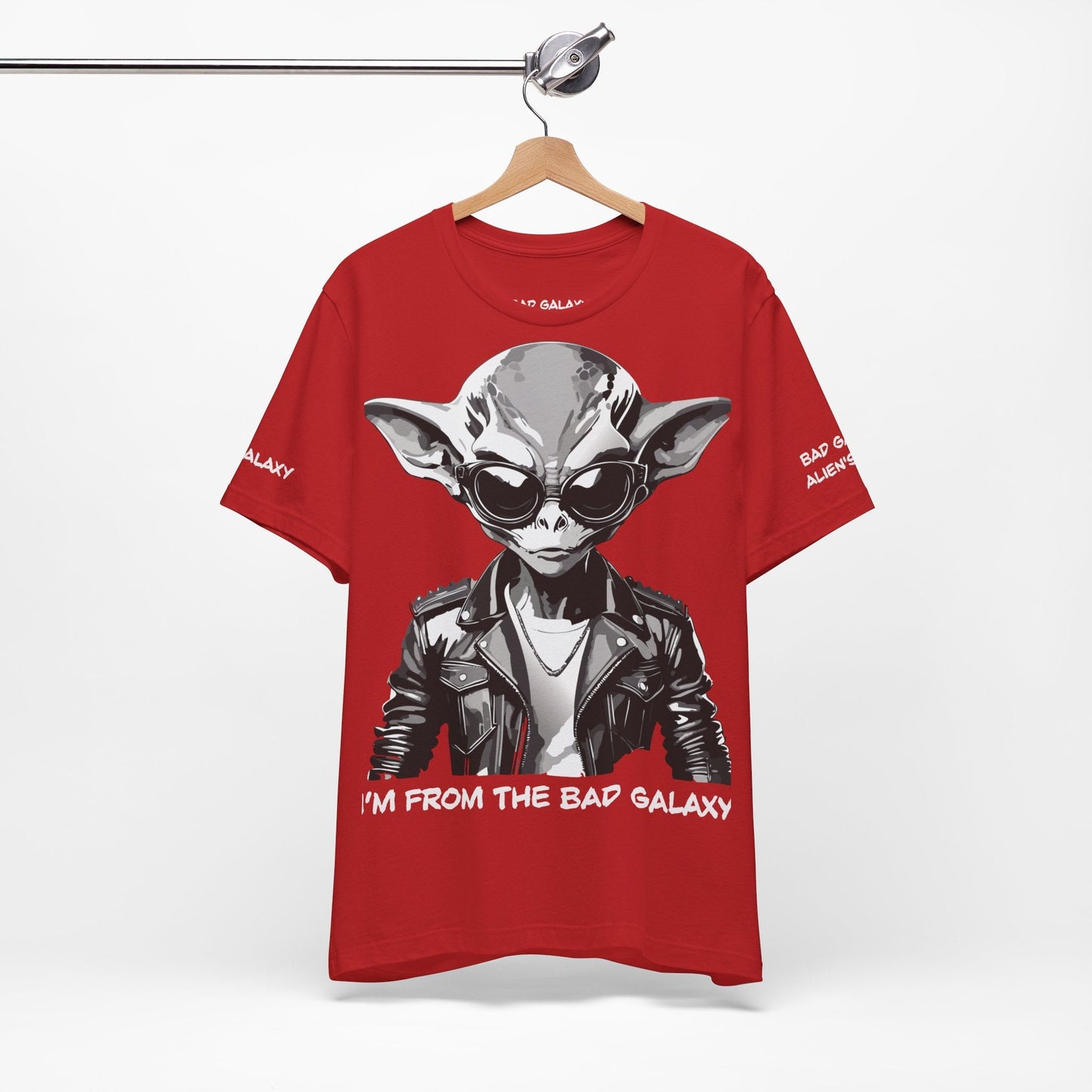 Tee Shirt With Alien From Bad Galaxy 100 Percent Cotton Made In USA Free Shipping