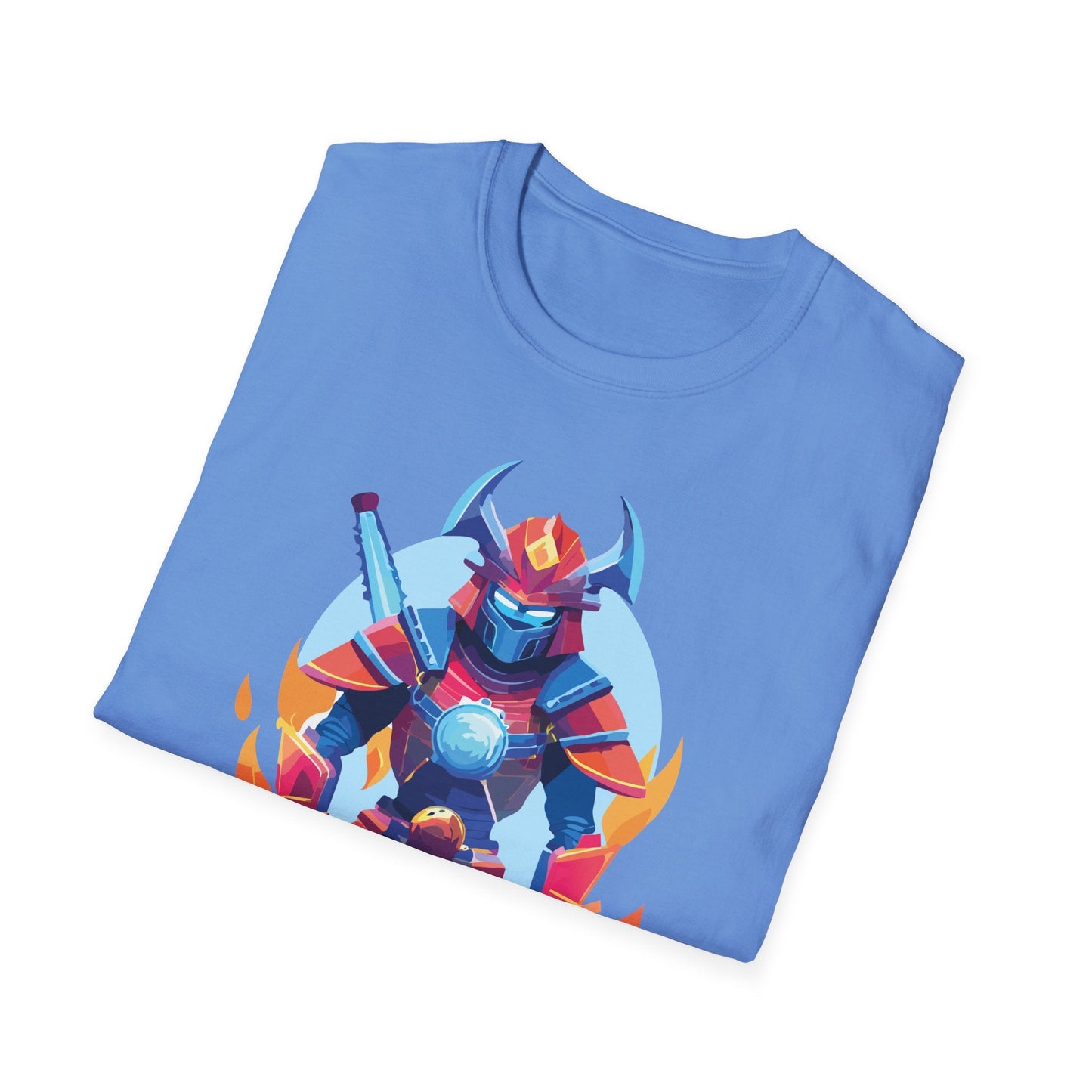 Samurai Shirt Unisex Gildan Softstyle 64000 Tee 100 Percent Ring Spun Cotton Comfort All Day Wear