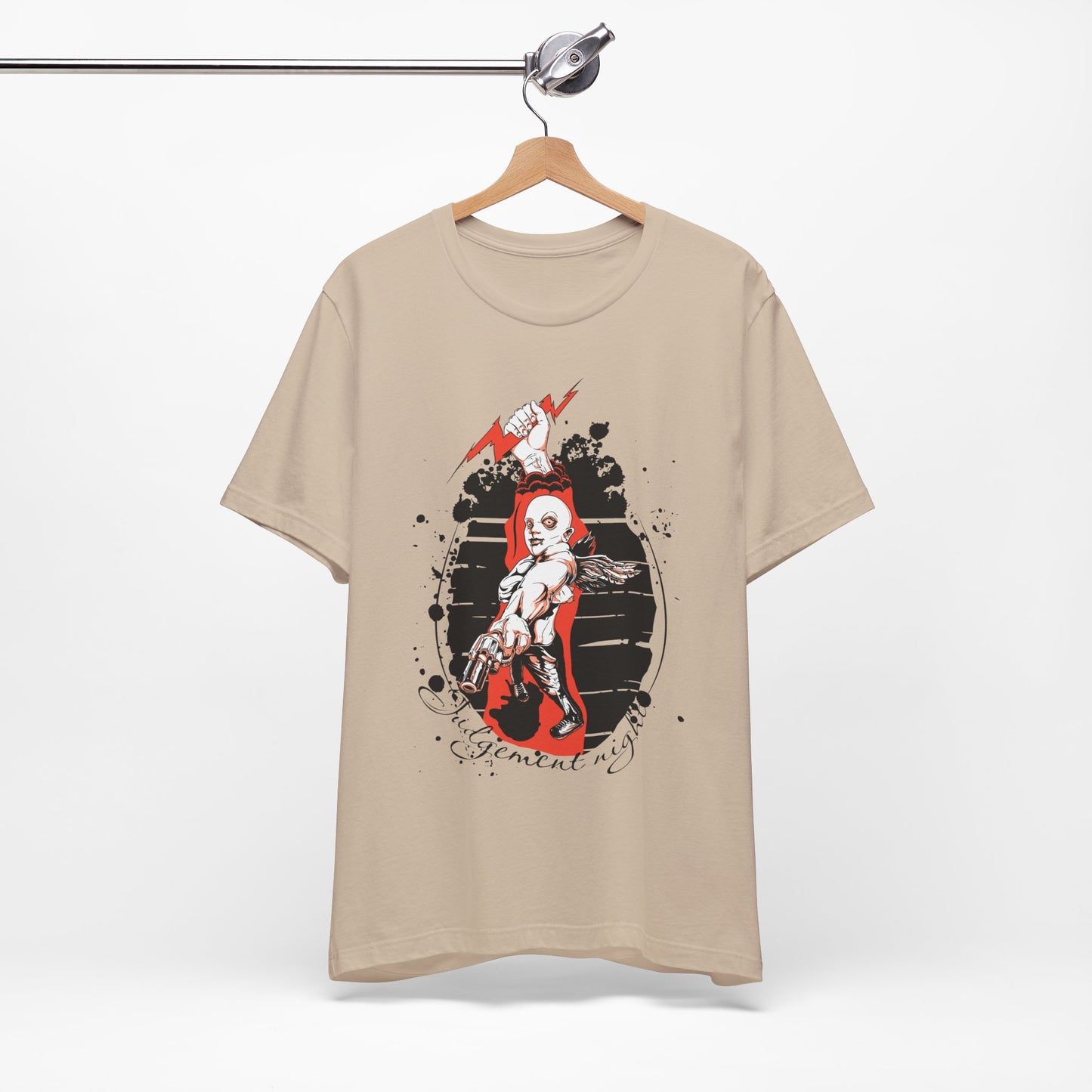 Judgment Night Tee, Artistic Tee, Graphic T-Shirt, Comic Tees, Artistic Comic T-Shirt, Vintage Top