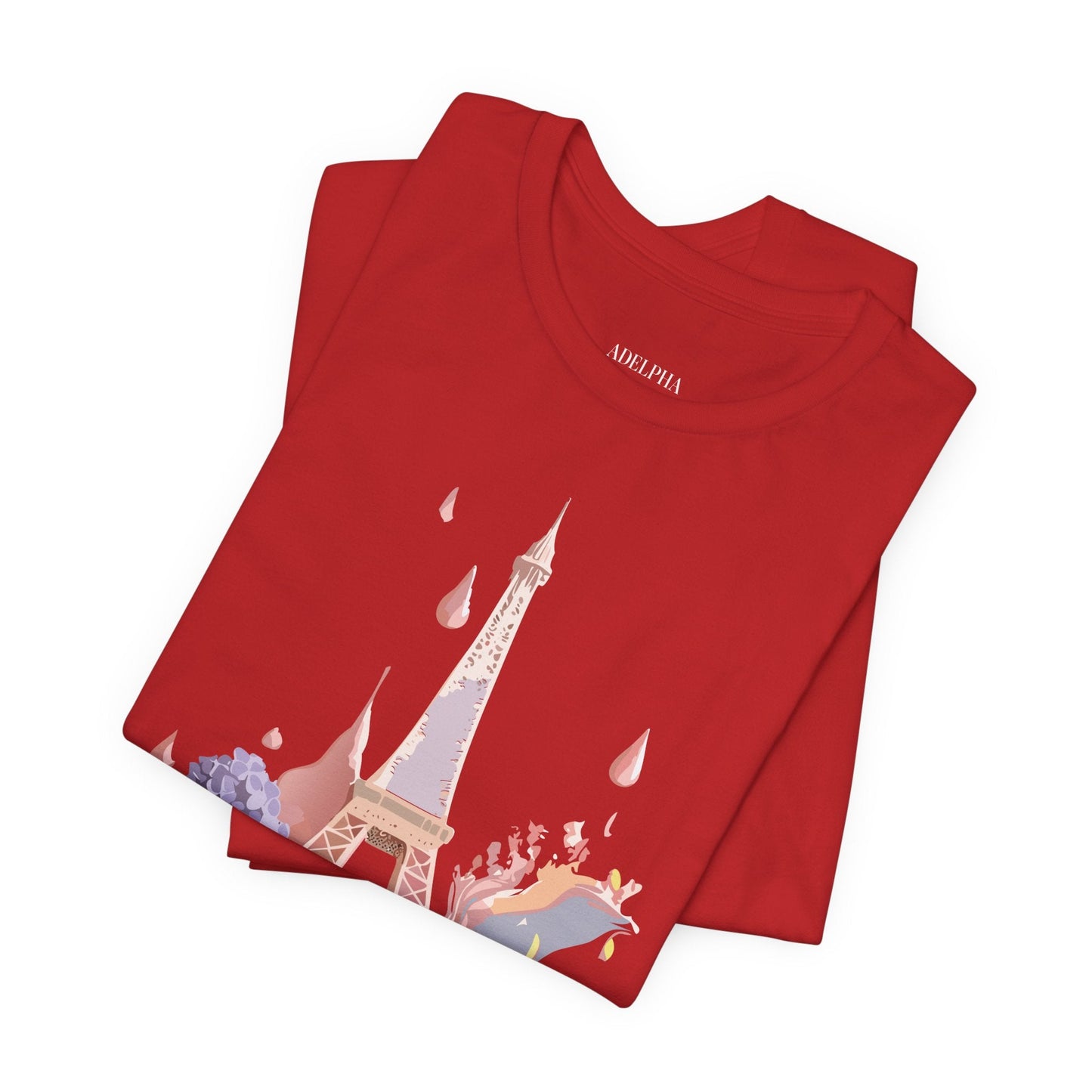 Paris Graphic Tee Unisex Short Sleeve With Vintage Inspired Artwork