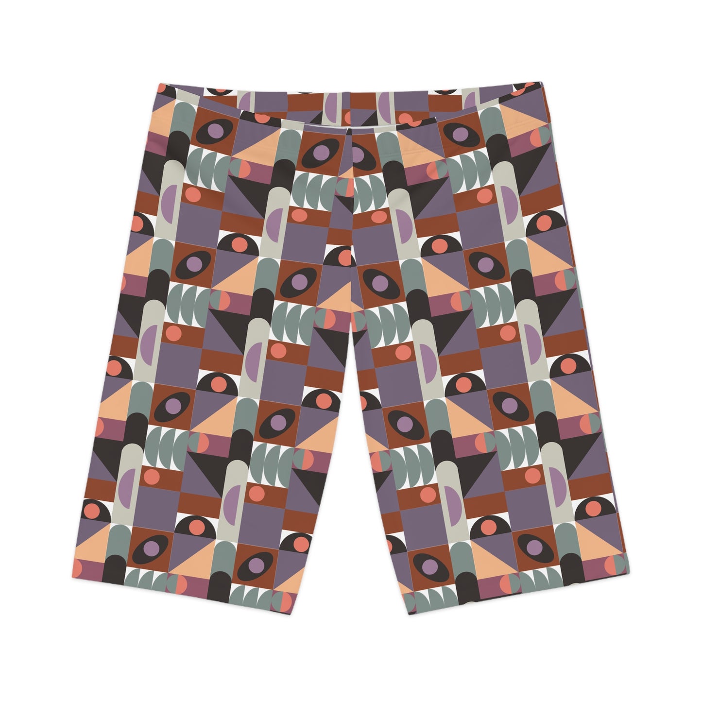 Abstract Biker Shorts