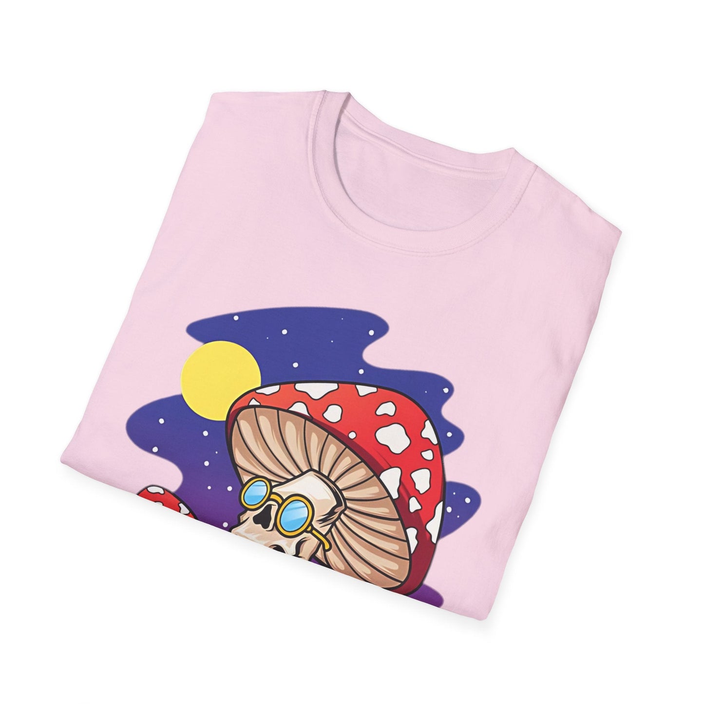 Mashroom Mushroom Tee Shirt Unisex Funny Fungus Design Softstyle 64000 Cotton Tee