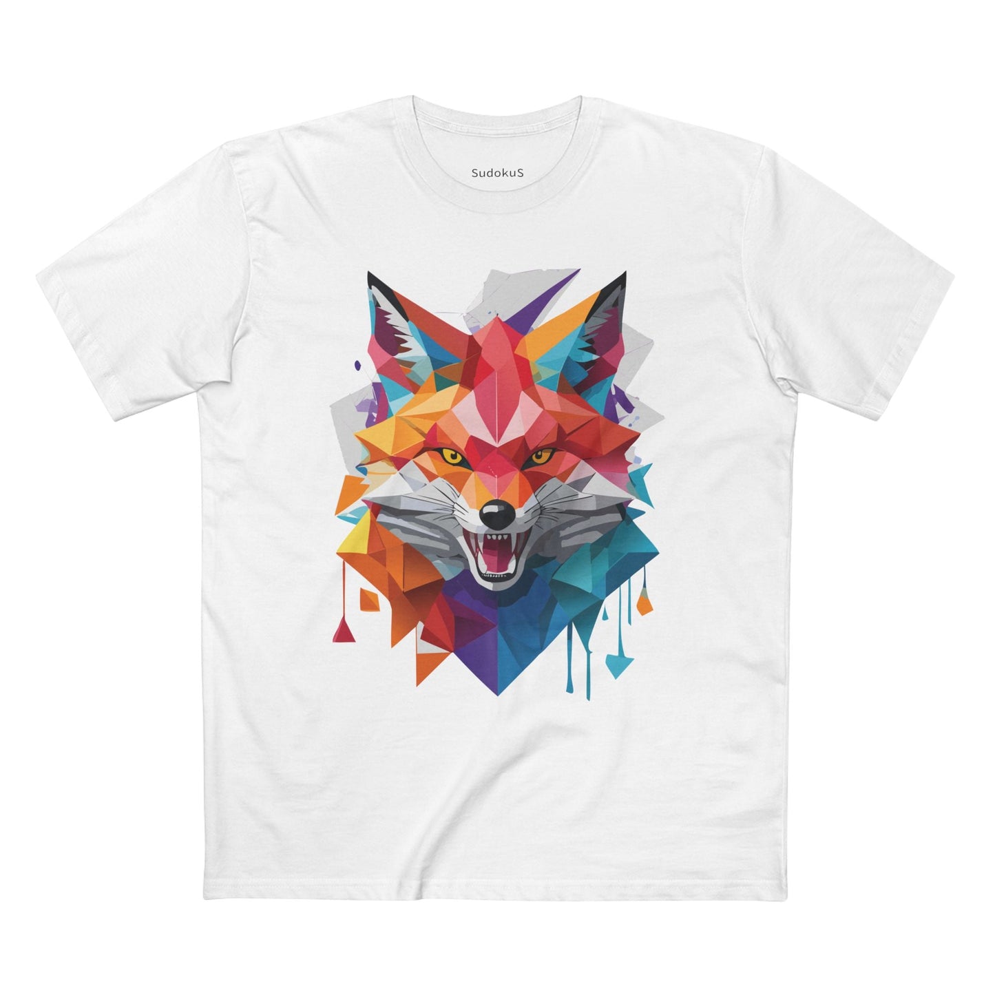 Fox Graphic Unisex 100 Cotton Staple Tee with Animal Design Artwork 21