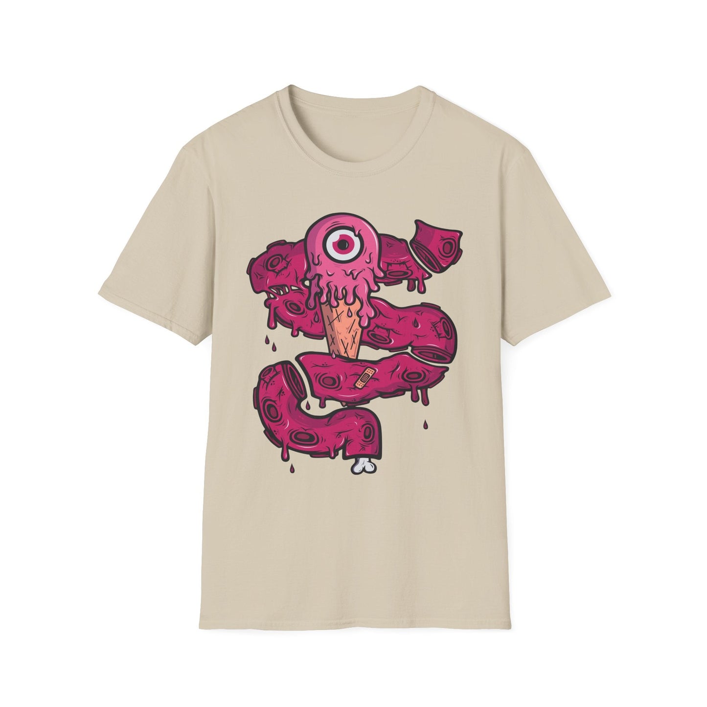 Cartoon T Shirt Animation Tee Funny Graphic Tee Unisex Gildan Softstyle Cotton 64000