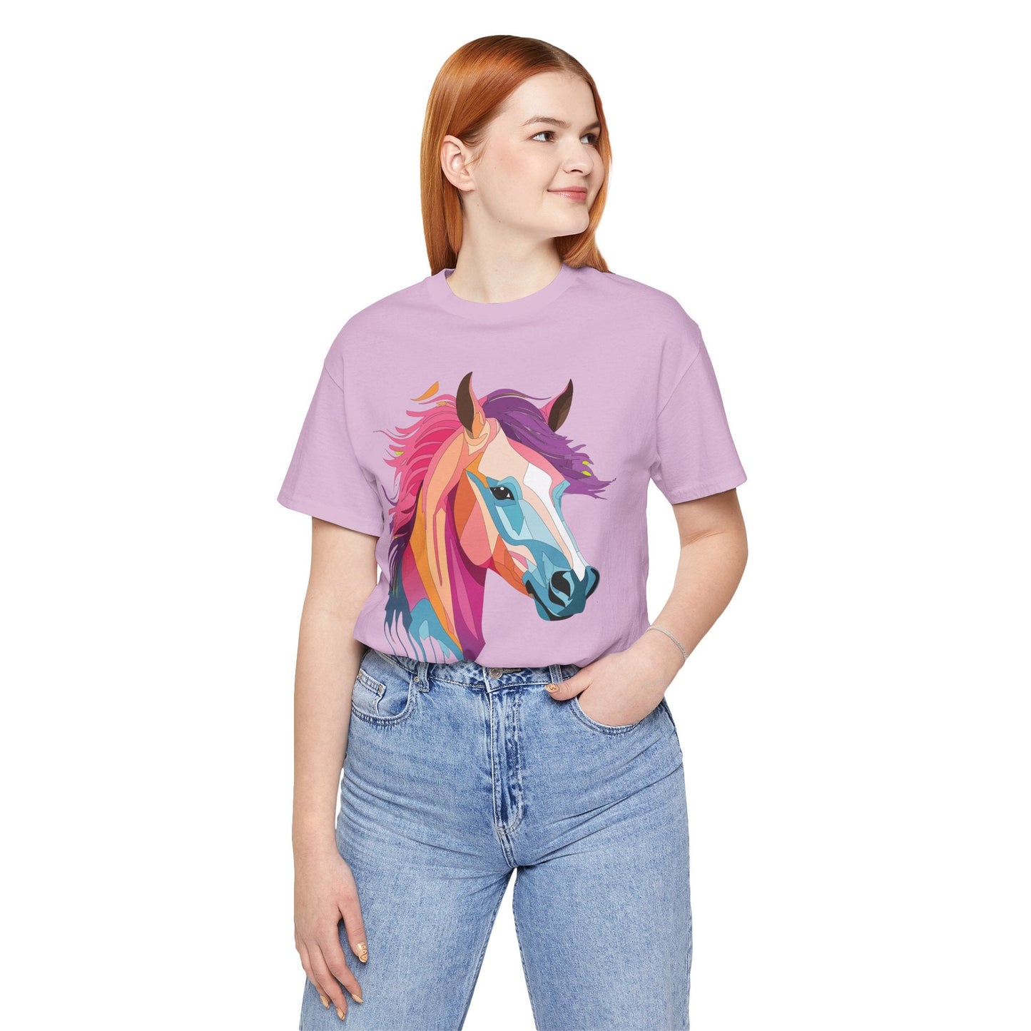 Unisex Animal Shirt Art Design Short Sleeve With Wild Animals Graphic Print Comfort Tee