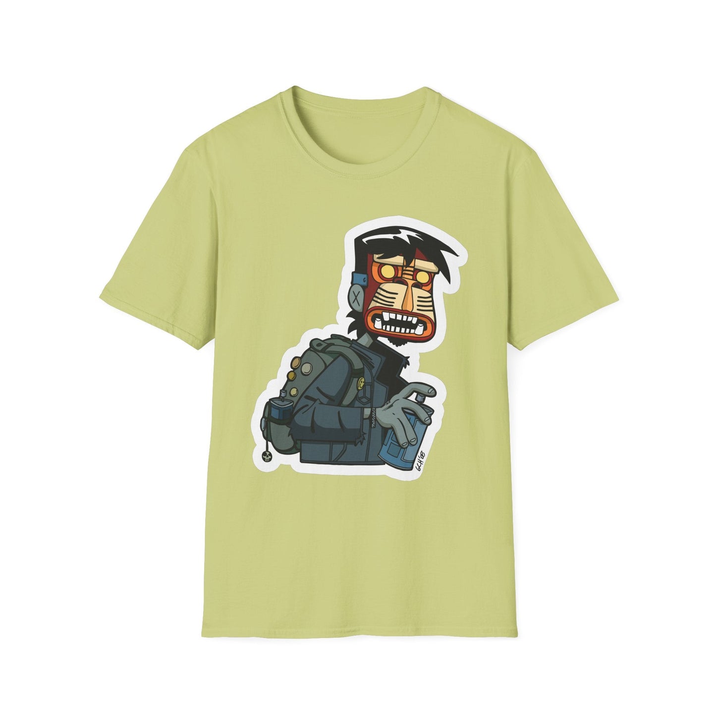 Cartoon T Shirt Animation T Shirt Funny Tee Shirt Unisex Short Sleeve Softstyle Cotton Tee 64000