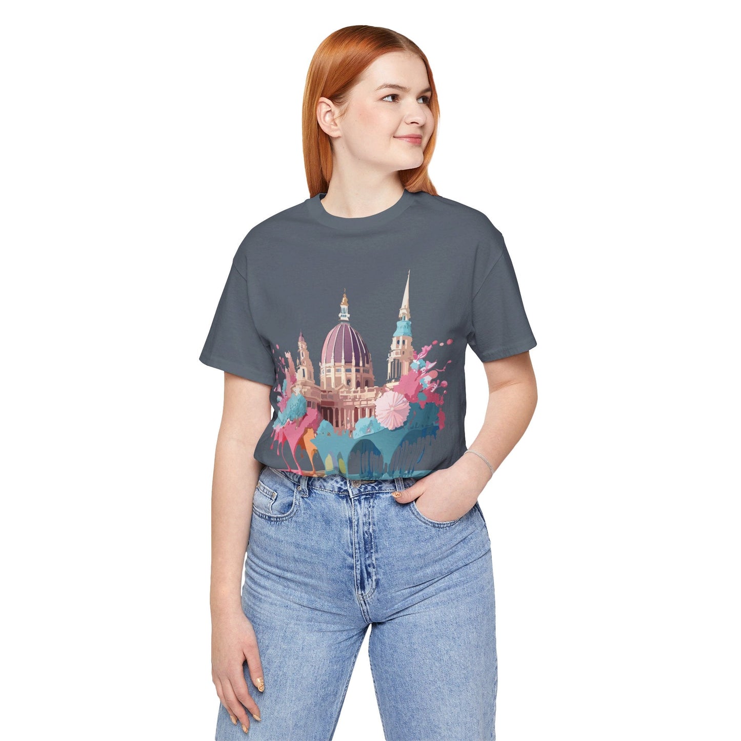 Tourist Shirt With Vienna Graphic Tee Unisex Short Sleeve Art Design Adelpha Vintage Artwork