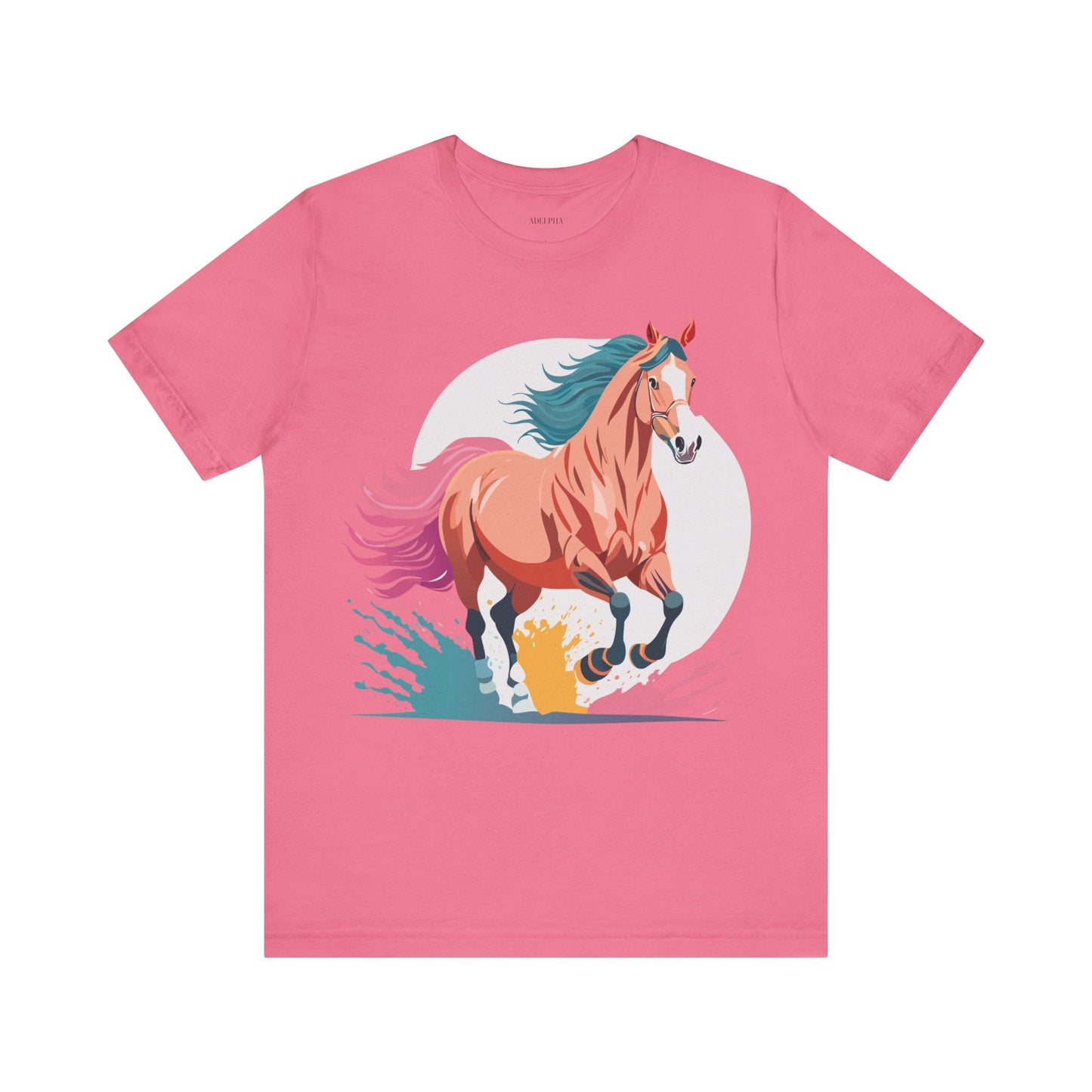 Horse Graphic Unisex 100 Cotton Vintage Animal Art T-Shirt 19