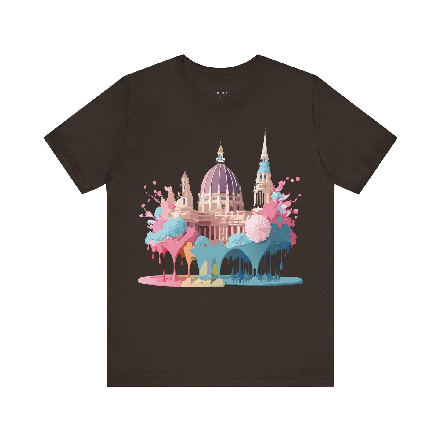 Tourist Shirt With Vienna Graphic Tee Unisex Short Sleeve Art Design Adelpha Vintage Artwork