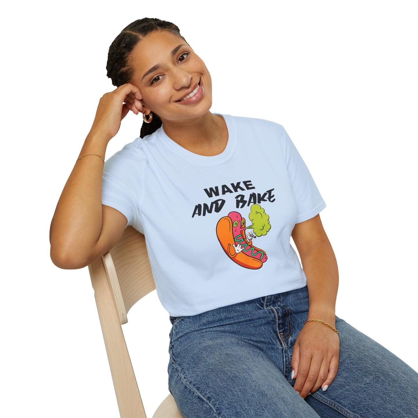 Funny Food T Shirts Unisex Softstyle Tee With Art Design Gildan 64000 100 Percent Ring Spun Cotton