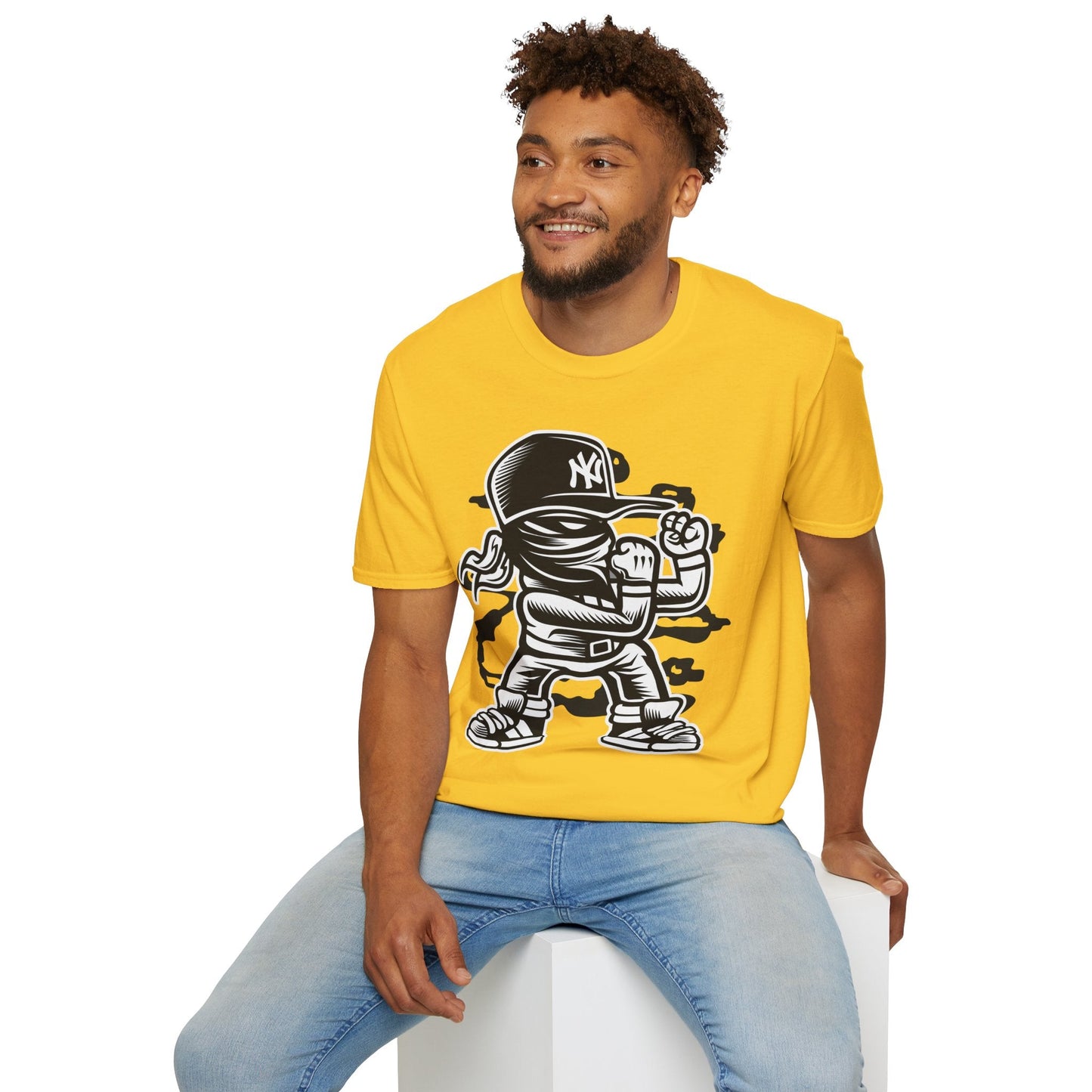 Cartoon T Shirt Animation T Shirt Funny Tee Shirt Unisex Softstyle Cotton Tee Gildan 64000