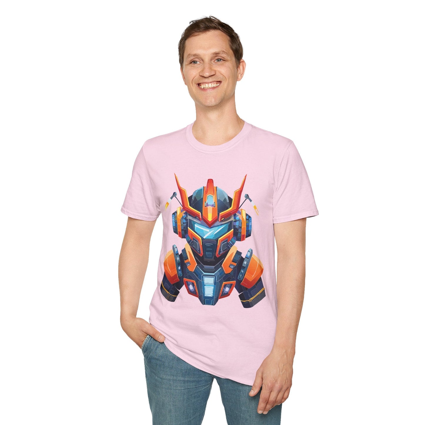 Cyborg Tee Unisex Robot Shirt Terminator Style 100 Percent Ring Spun Cotton Short Sleeve