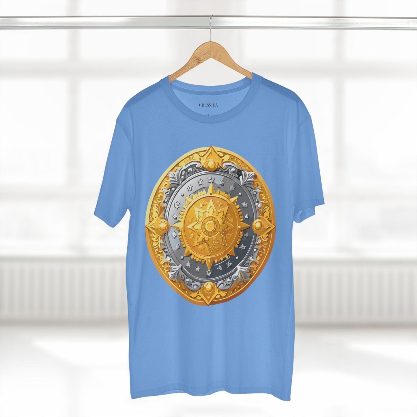 Antique Gold Coin Graphic Design T-Shirt Unisex 100 Cotton With Golden Print Artwork Tee 23