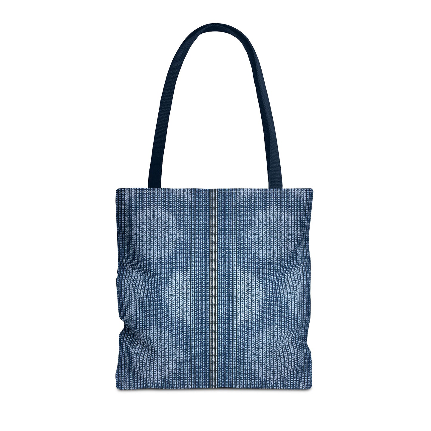 Denim Fabric Imitation Print Unisex Canvas Bag Poly Spun 3 Sizes Tote Bag 109