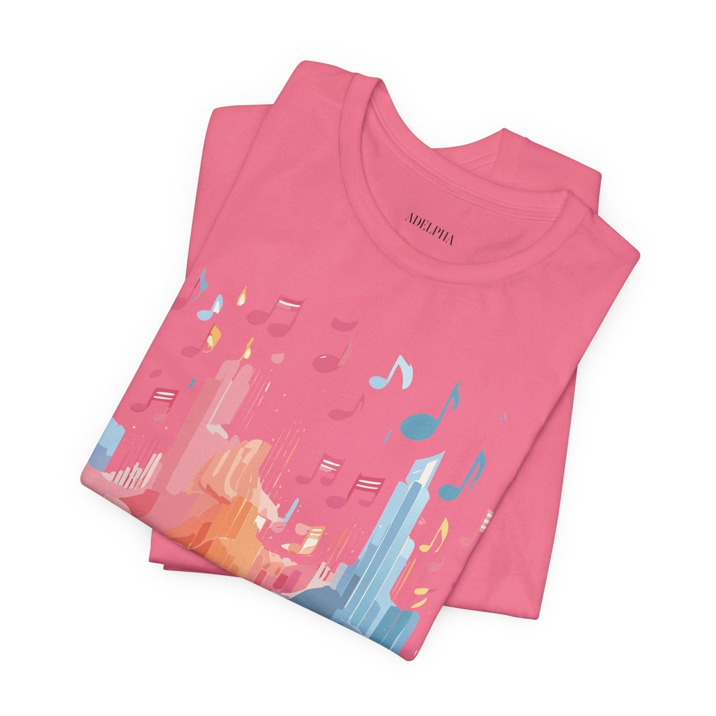 Music Graphic Tee Unisex Jersey Short Sleeve Art Design Adelpha Vintage Artwork Premium