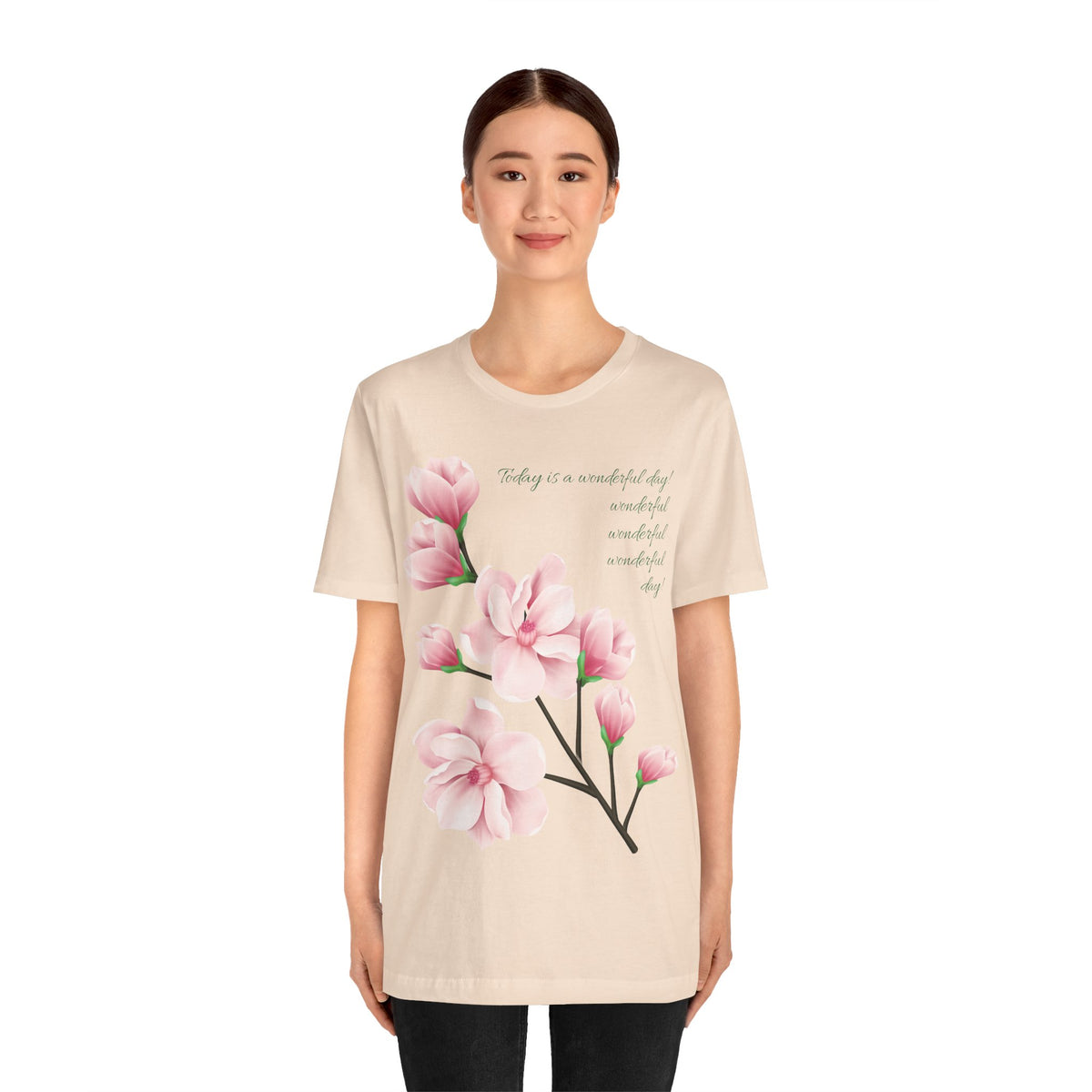 Floral Graphic Tee Shirt - Bella+Canvas Unisex 100 Cotton 55